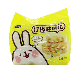 华威柠檬味威化饼干