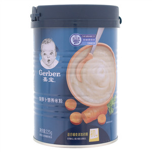 Gerber嘉宝胡萝卜营养米粉