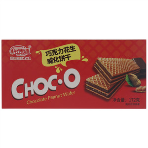 冠吉源巧克力花生威化饼干