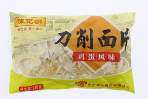 陈克明鸡蛋风味刀削面片