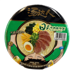 统一汤达人日式牛肉高汤拉面碗
