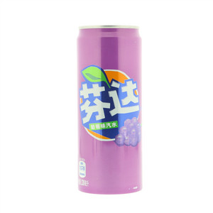 可口可乐芬达葡萄味汽水330m