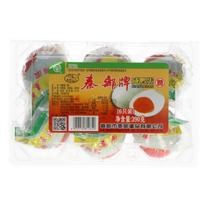 秦邮熟咸鸭蛋奎级1*6吸塑盒