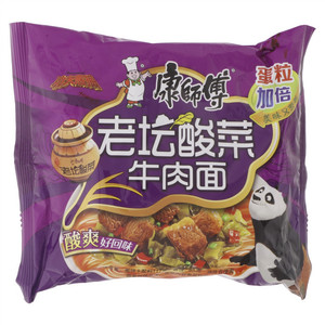 康师傅老坛酸菜牛肉面