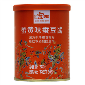 寇大香蟹黄味蚕豆酱