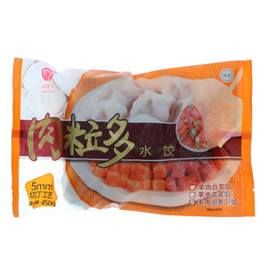 小尾羊羊肉胡萝卜馅肉粒多水饺