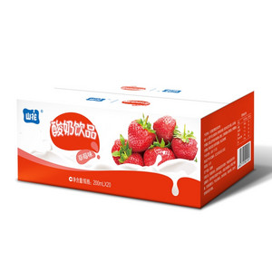 山花酸奶饮品（草莓味）（外箱 200ml*20）