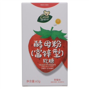 嘤嘤嗳酵母粉草莓味（富锌型）软糖