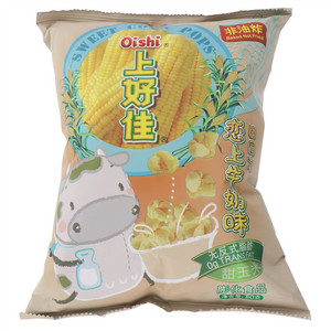上好佳田园泡恋上牛奶味甜玉米膨化食品