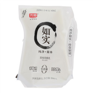 光明如实风味发酵乳(原味) 180g