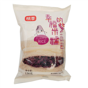 幸福的紫米糯面包