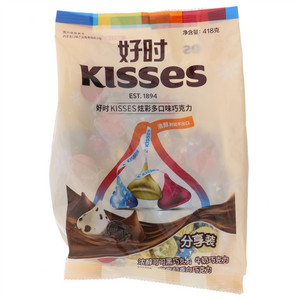 好时KISSES炫彩多口味巧克力分享装