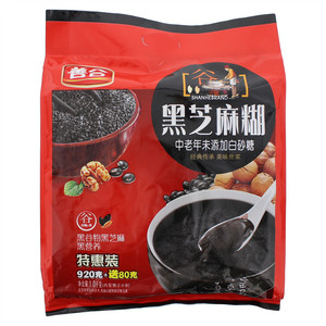 中老年未添加白砂糖黑芝麻糊