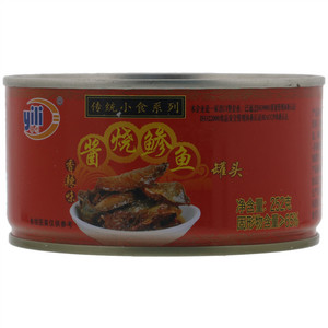 易利传统小食系列香辣味酱烧鲹鱼罐头