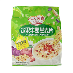 水果牛奶燕麦片（草莓苹果）