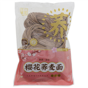 兰荞花半干樱花荞麦面