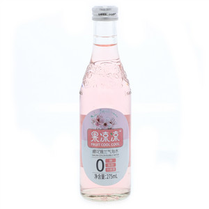果凉凉樱花锡兰气泡水