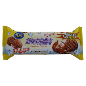 真巧笑友巧克力味夹心曲奇