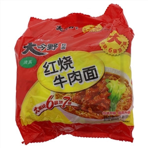 大今野红烧牛肉面