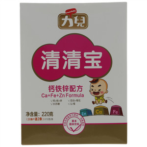 力儿清清宝钙铁锌配方