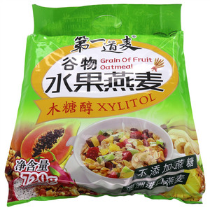 第一道麦谷物水果燕麦
