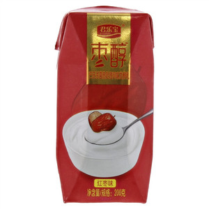 君乐宝枣醇红枣味巴氏杀菌热处理风味发酵乳