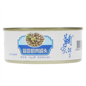 鞠家铺子蒜香蛤肉罐头