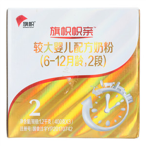 旗帜帜亲较大婴儿配方奶粉（6-12月龄，2段）
