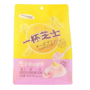 巧妈妈一杯芝士白桃味芝士布丁