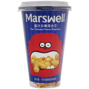 Marswell茄汁口味爆米花50克