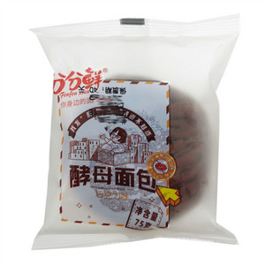 分分鲜巧克力味酵母面包