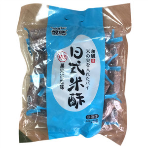 悦吧黑米花生味日式米酥