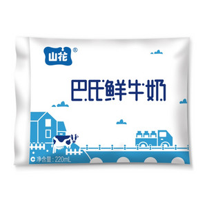 山花巴氏鲜牛奶