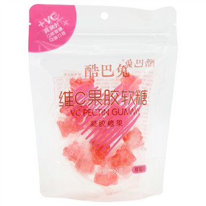 酷巴兔草莓味维C果胶软糖