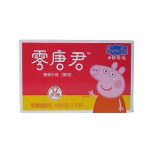 零唐君小猪佩奇草莓味零蔗糖乳酸菌饮品