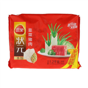 三全状元韭菜猪肉水饺