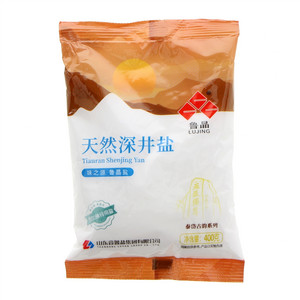鲁晶牌未加碘天然深井盐（泰岱古韵系列）