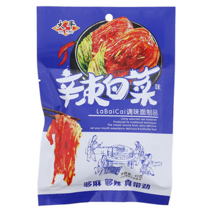 大平辣白菜味调味面制品