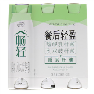 伊利畅轻餐后轻盈原味风味发酵乳