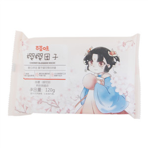 百草味樱花味麻薯