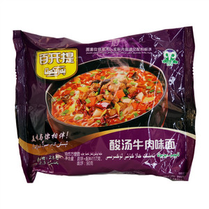 百开提酸汤牛肉味面