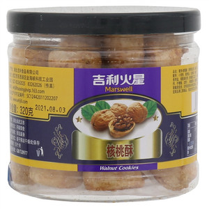 吉利火星吉利素饼（核桃味）320克