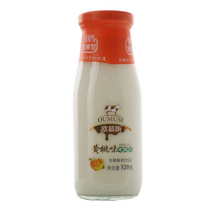 欧慕斯黄桃味发酵酸奶饮品
