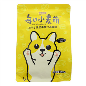 迪乐能每日小麦萌冻干水果坚果酸奶燕麦脆