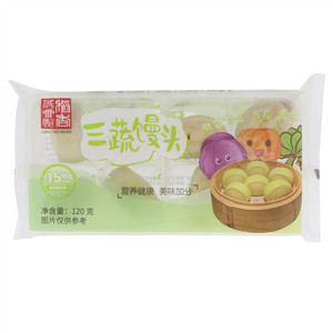 稻香诚制三蔬馒头