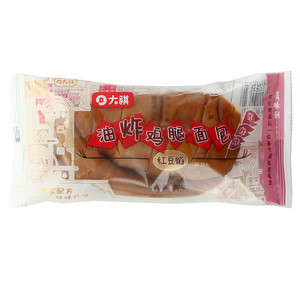 大祺红豆馅油炸鸡腿面包