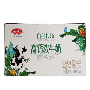 初元白金牧场高钙浓牛奶复原乳
