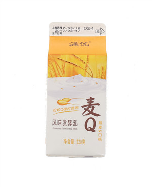 涌优麦Q燕麦白桃风味发酵乳220g