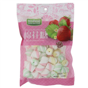 恒森园草莓味棉花糖