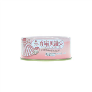 竹岛蒜香扇贝罐头
